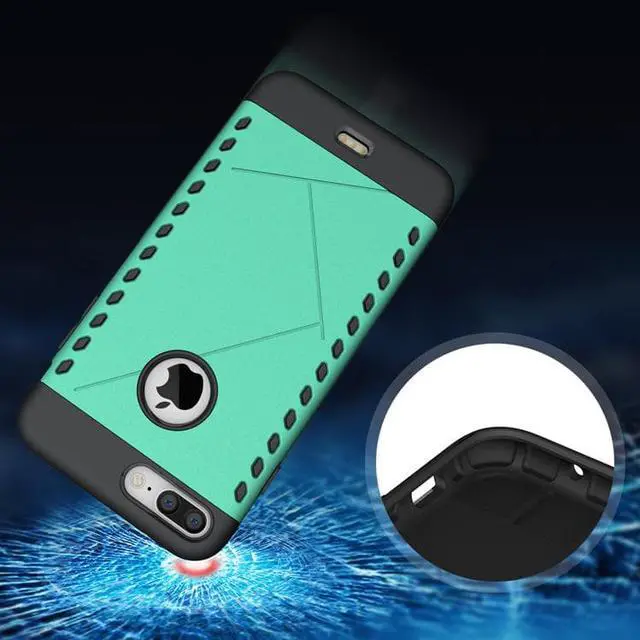 Alt view image 4 of 7 - TEAL MINT TOUGH SLIM ARMOR SHIELD CASE HARD COVER FOR APPLE iPHONE 7/8 PLUS