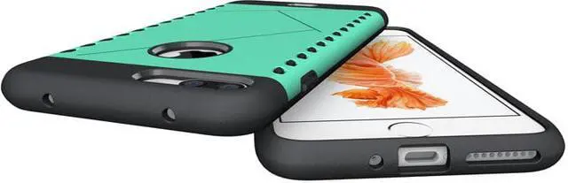 Alt view image 6 of 7 - TEAL MINT TOUGH SLIM ARMOR SHIELD CASE HARD COVER FOR APPLE iPHONE 7/8 PLUS