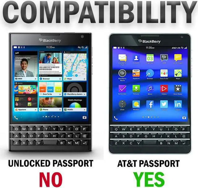 Alt view image 7 of 7 - BLACK KICKSTAND CASE + BELT CLIP HOLSTER FOR ATT BLACKBERRY PASSPORT (SQW100-3)