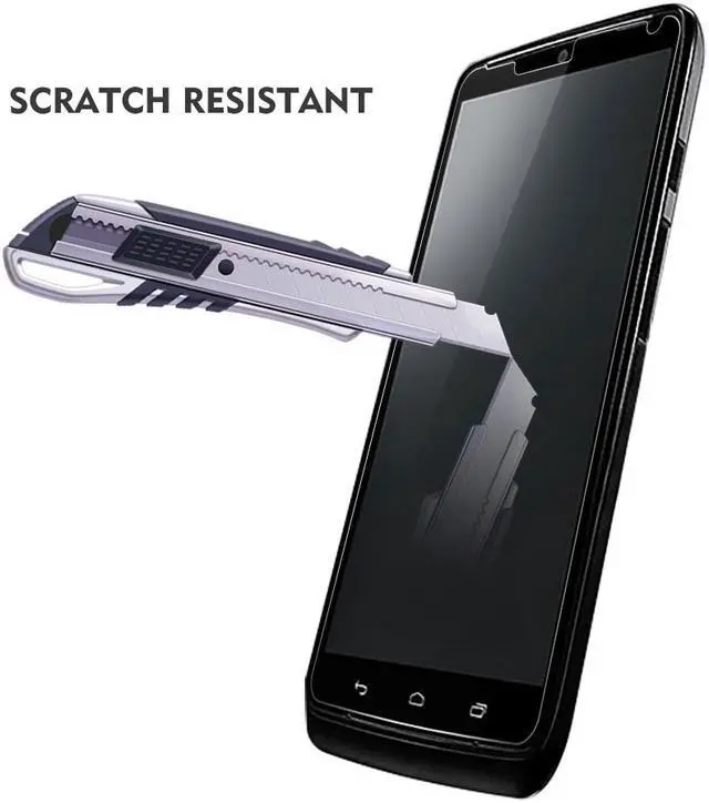 Alt view image 4 of 6 - 2X Tempered Glass 9H Hard Screen Protector Guard for Motorola Droid Turbo XT1254