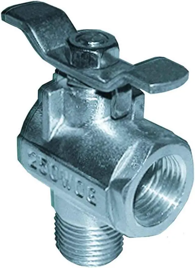 Main image of GROCO 1/2 NPT 90 DEGREE STAINLESS STEEL FUEL VALVE