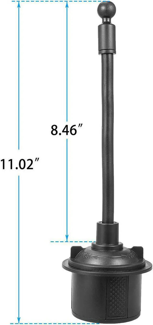 Alt view image 3 of 8 - Heavy Duty Car Cup Holder Phone Mount Universal for PDA/GPS