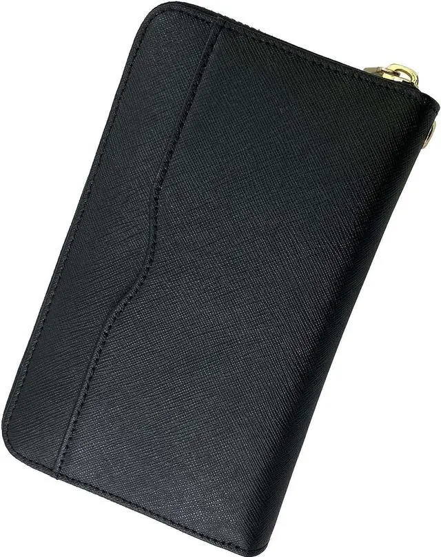 Alt view image 3 of 7 - Universal Black Clutch Bag Wallet Case with Lanyard Strap for iPhone 11 XR Xs