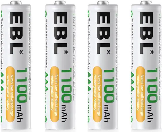 Alt view image 2 of 7 - EBL 8pcs 1100mAh AAA Battery + Smart LCD Battery Charger for AA AAA Ni-MH Ni-CD Rechargeable Batteries