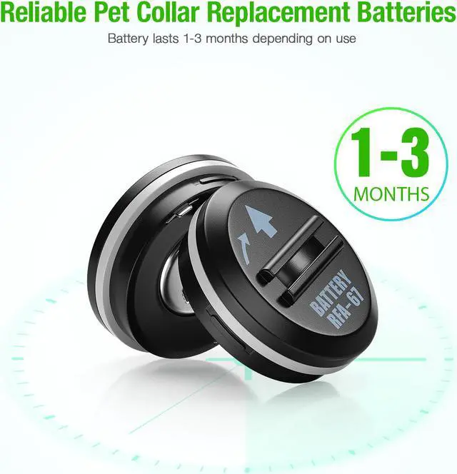 Alt view image 2 of 7 - EBL 10 Pcs RFA-67 6 Volt Pet Collar Replacement Batteries for PIF-300 RF300 PIF-275-19 PRF-3004W PUL-250