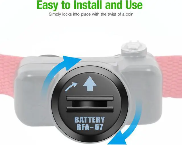 Alt view image 7 of 7 - EBL 10 Pcs RFA-67 6 Volt Pet Collar Replacement Batteries for PIF-300 RF300 PIF-275-19 PRF-3004W PUL-250