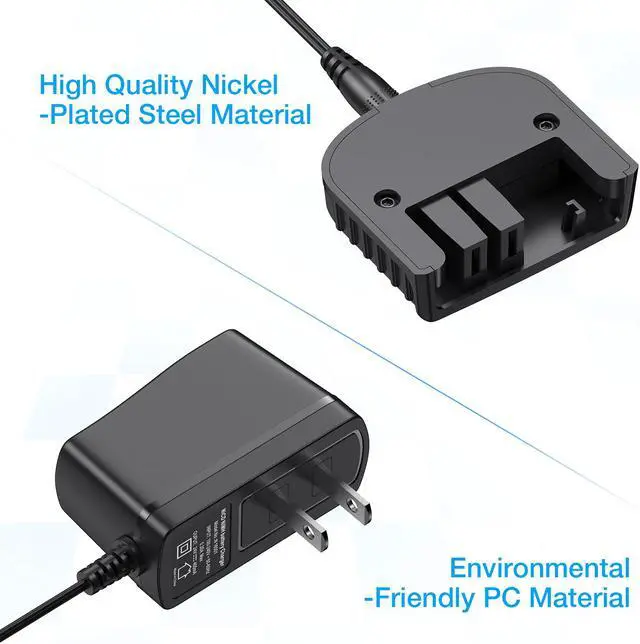 Alt view image 3 of 7 - 12V 14.4V 18V Replacement Battery Charger for Black & Decker 9.6V-18V Ni-Cad & NiMh Slide-in Style Batteries HPB18 HPB18-OPE HPB14 HPB12 HPB96 A1718 A18 A18E FSB18 244760-00