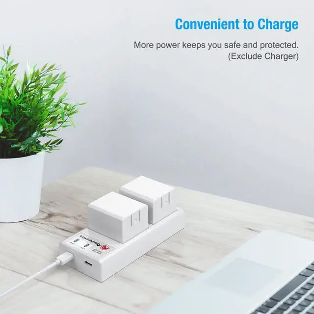 Alt view image 6 of 7 - Powerextra 2440mAh Li-ion Battery for Arlo Pro Arlo Pro 2 - Rechargeable Battery for Arlo Pro 2 Arlo Go and Arlo Security Light Batteries VMC4030 VMC4030P VMA4400