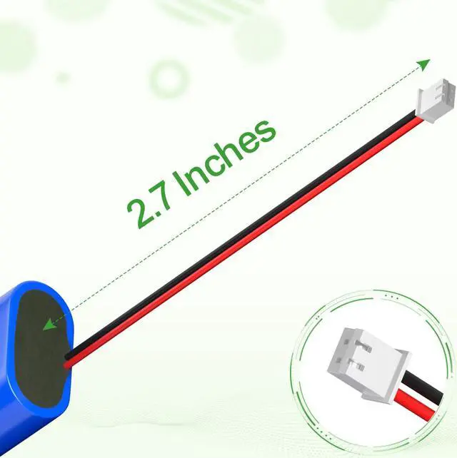 Alt view image 7 of 7 - EBL 7.4V 2200mAh Li-ion Rechargeable Batteries Replacement Batteries for Electronics, Electric Toys, Camera and More Devices