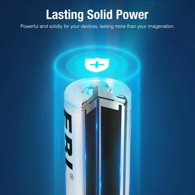 Alt view image 4 of 7 - EBL 12 Pcs 1100mAh AAA Ni-MH Battery 1.2V Rechargeable Batteries for Electric Toothbrush Toys