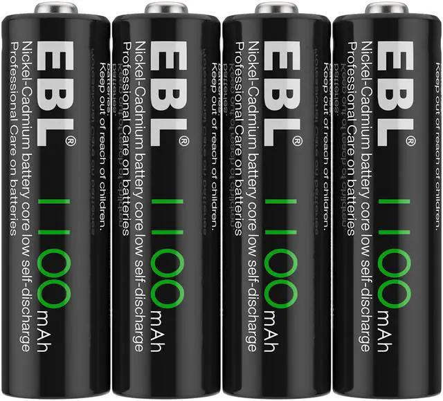 Alt view image 5 of 7 - EBL 4 Pack AA 1100mAh Ni-Cd Battery for Garden Solar Light Keyboards + 807 Smart DC Battery Charger for AA AAA Ni-MH Ni-CD Rechargeable Batteries
