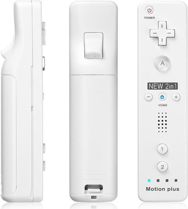 2 In 1 Wii Remote Controller Replacement Remote Game Controller with Shock Function for Nintendo Wii and Wii U Video Game Built Motion Sensor Nintendo Wii - Newegg.com