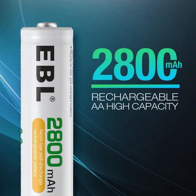 Alt view image 5 of 7 - EBL 8 Pack 1100mAh AAA Rechargeable Batteries with 8 Slots Charger for AA AAA Ni-Mh Batteries