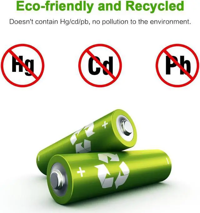 Alt view image 5 of 7 - EBL 28 Pack AA Rechargeable Batteries 2800mAh high Capacity Ni-MH Double A Battery
