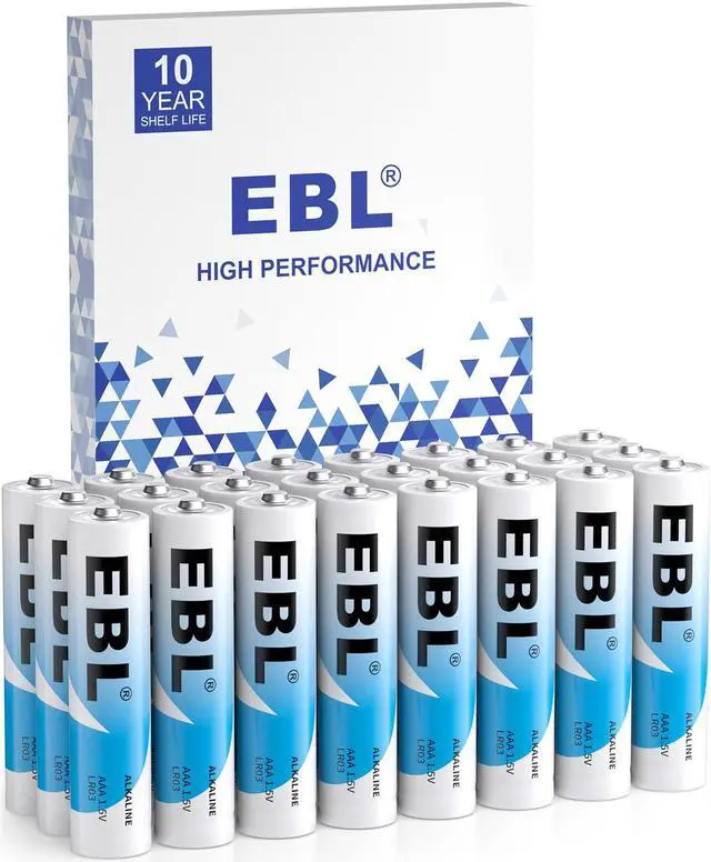 Main image of EBL AAA Alkaline Batteries, 24-Pack Value Pack Triple A Batteries