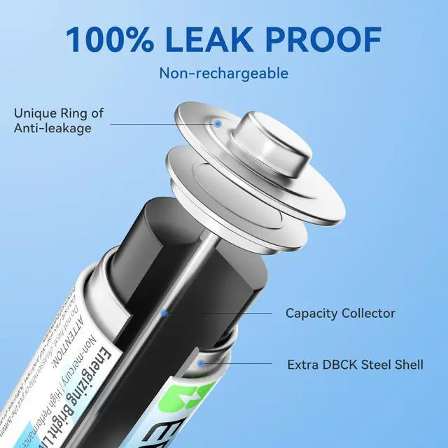 Alt view image 5 of 7 - 6-Packs 1000mAh CR2 Industrial Lithium Battery DL-CR2 Photo Batteries 3V