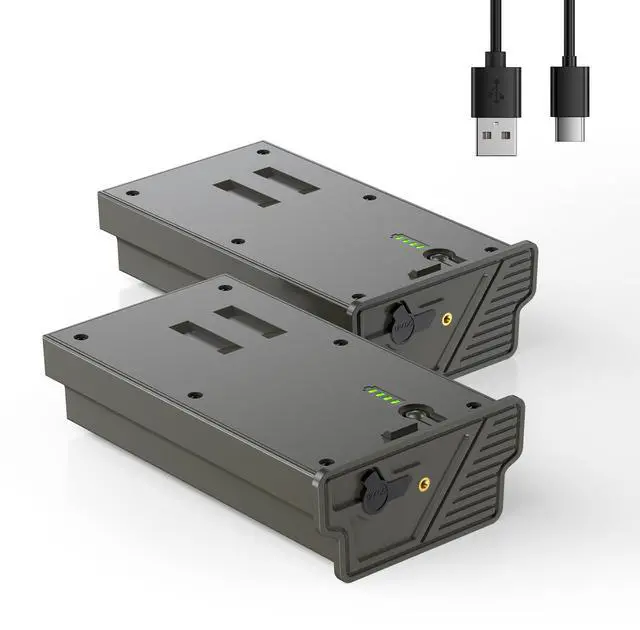 Main image of Powerextra 2 Pack Batteries EM6 For Tactacam Reveal Hunting Camera Reveal X, XB, X Gen 2.0
