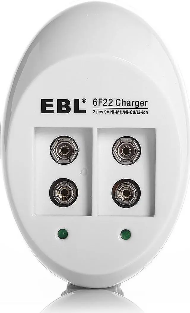 Alt view image 2 of 6 - EBL 840 9V Battery Charger For 6F22 LI-ion Ni-MH Ni-CD Rechargeable Batteries