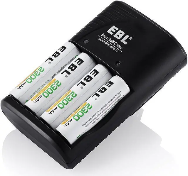 Alt view image 4 of 7 - EBL 802 Battery Charger for AA AAA 9V Ni-MH Ni-CD Rechargeable Batteries