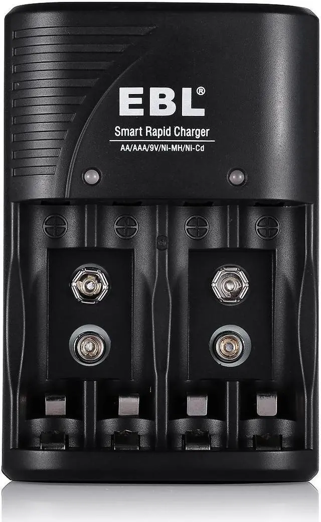 Main image of EBL 802 Battery Charger for AA AAA 9V Ni-MH Ni-CD Rechargeable Batteries