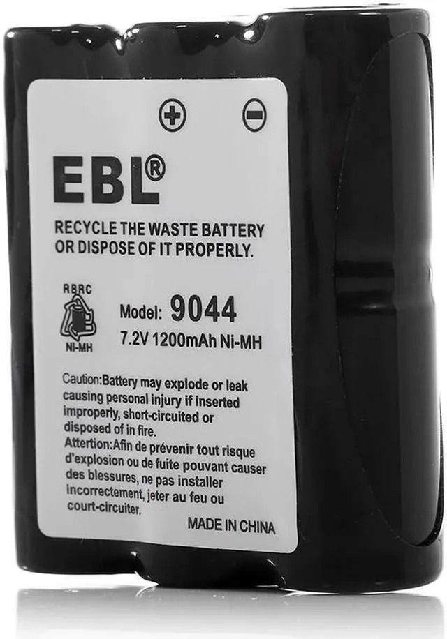 Alt view image 2 of 6 - EBL 2 Pack 7.2V 1200mAh Motorola HNN9044 HNN9044A HNN9056 P50 P60 Two-Way Radio Batteries Replacement Battery