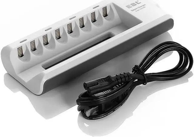 Alt view image 5 of 7 - EBL AAA Rechargeable Batteries 800mAh Ni-MH (8pcs) with Rapid AA AAA Battery Charger