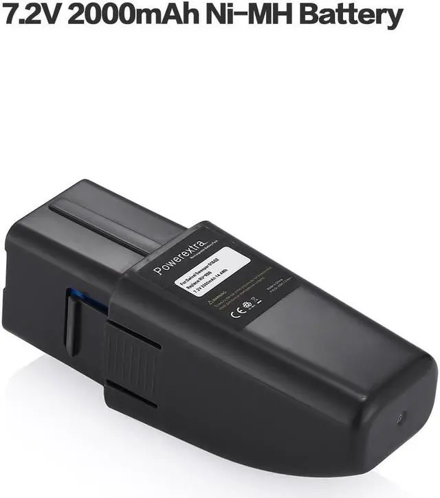 Alt view image 6 of 7 - Powerextra 7.2V 2000mAh  Replacement Battery for Ontel Swivel Sweeper G1 & G2, Ni-Mh Power Tool Battery