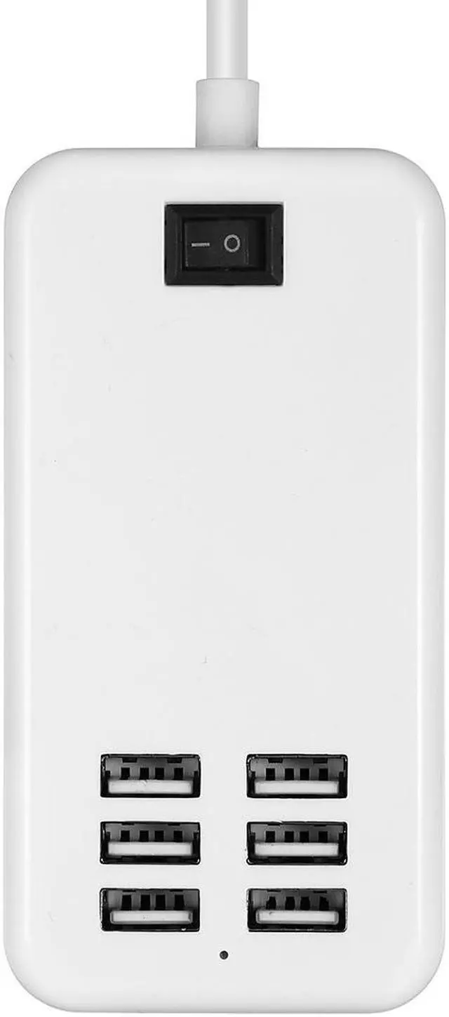 Alt view image 7 of 7 - Poweradd Wall Charger 6 USB Outlets Power Strip adapter US Plug Charging Station For Phone/Pad/MP4