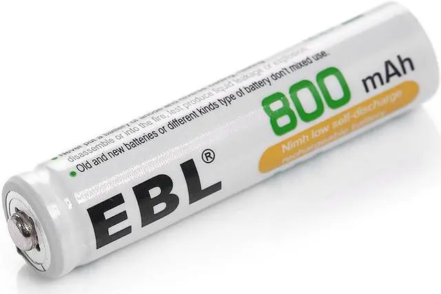 Alt view image 6 of 7 - EBL 20 Pack AAA Battery 800mAh Ni-Mh 1.2V Rechargeable Batteries For Flashlight, Toy, Camera