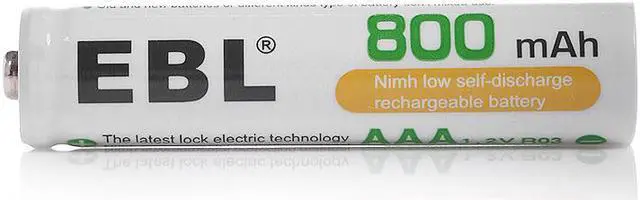 Alt view image 7 of 7 - EBL 20 Pack AAA Battery 800mAh Ni-Mh 1.2V Rechargeable Batteries For Flashlight, Toy, Camera