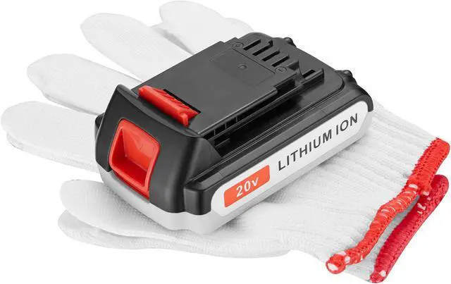 Alt view image 6 of 7 - Powerextra 2 Pack 20V 2000mAh Replacement Lithium-ion Battery for Black&Decker LBXR20 LB20, LBX20 Black And Decker Power Tools Batteries