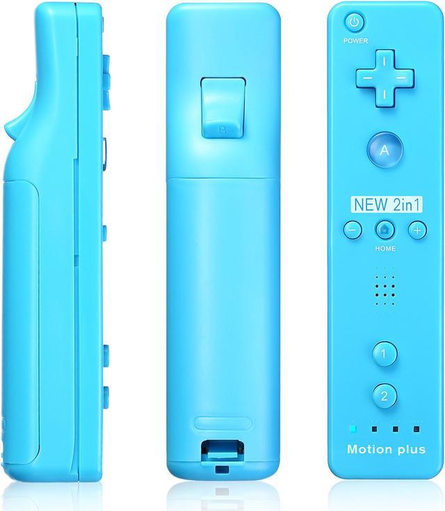 Motion Plus Remote Controller for Nintendo Wii / Wii U Console Video Games  with Case 