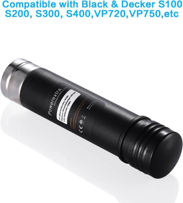 2-Pack 3000mAh 3.6V Replacement Battery for Black & Decker Versapak VP100  VP110 VP105 Drill Tools