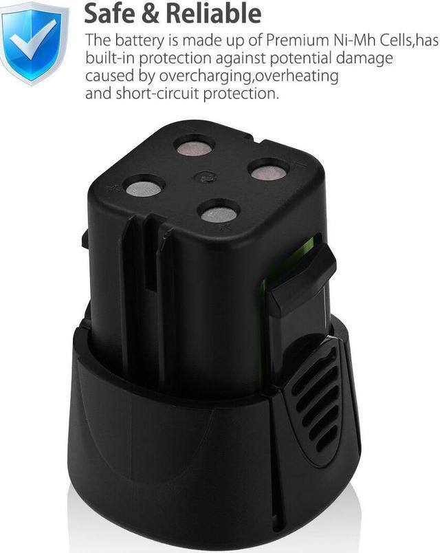 Alt view image 4 of 7 - 4.8V 3000mAh Battery 5000755-01 for Dremel MiniMite 750-02 755-01 Rotary Tool