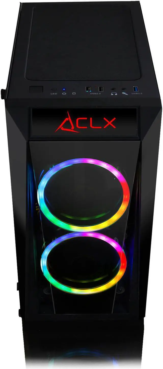 Alt view image 7 of 7 - CLX SET with AMD Ryzen 5 3600 3.6GHz, GeForce GTX 1660 6GB, 16GB Mem, 960 SSD, WiFi, MS Win 11 Home