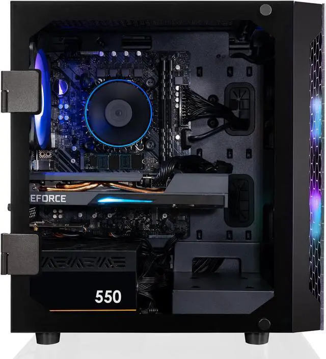 Alt view image 2 of 6 - CLX SET Gaming Desktop - Intel Core i5 12400F 2.5GHz 6-Core Processor, 16GB DDR4 Memory, GeForce RTX 3050 8GB GDDR6 Graphics 500GB NVMe M.2 SSD, 2TB HDD, WiFi, Win 11 Home 64-bit