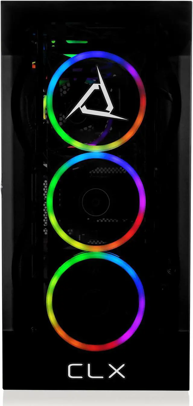 Alt view image 3 of 13 - CLX SET Gaming Desktop - AMD Ryzen 9 7900X 4.7GHz 12-Core, GeForce RTX 4090 24GB GDDR6X Graphics, 32GB DDR5 Memory,  1TB NVMe M.2 SSD, 4TB HDD, WiFi, Win 11 Home 64-bit