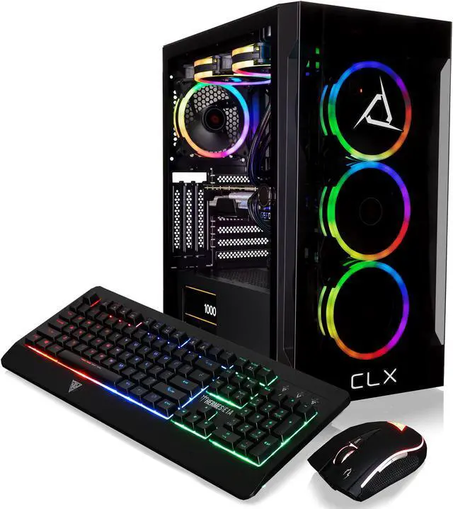 Alt view image 5 of 13 - CLX SET Gaming Desktop - AMD Ryzen 9 7900X 4.7GHz 12-Core, GeForce RTX 4090 24GB GDDR6X Graphics, 32GB DDR5 Memory,  1TB NVMe M.2 SSD, 4TB HDD, WiFi, Win 11 Home 64-bit