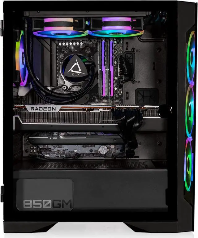 Alt view image 2 of 6 - CLX SET Gaming Desktop - AMD Ryzen 7 7700X 4.5GHz 8-Core Processor, 32GB DDR5 Memory, Radeon RX 7900 XT 20GB GDDR6 Graphics 1TB NVMe M.2 SSD, 4TB HDD, WiFi, Win 11 Home 64-bit