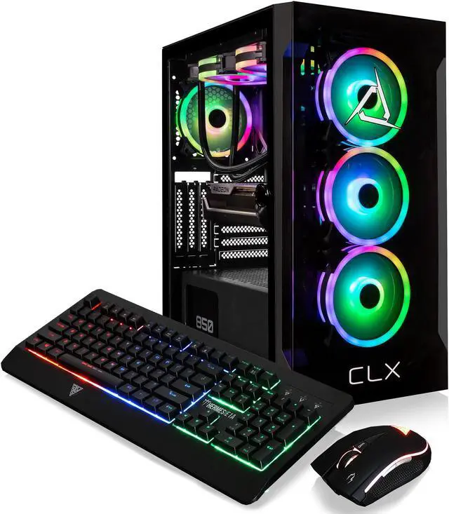 Alt view image 5 of 6 - CLX SET Gaming Desktop - AMD Ryzen 7 7700X 4.5GHz 8-Core Processor, 32GB DDR5 Memory, Radeon RX 7900 XT 20GB GDDR6 Graphics 1TB NVMe M.2 SSD, 4TB HDD, WiFi, Win 11 Home 64-bit