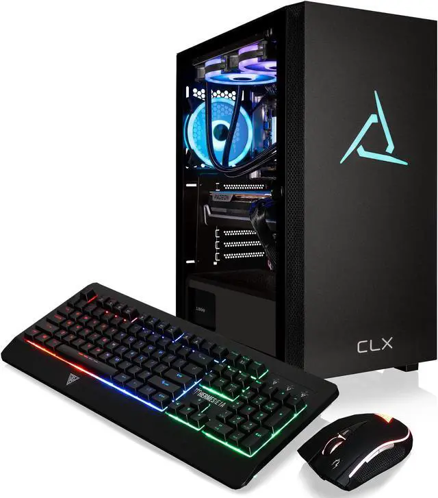 Alt view image 5 of 6 - CLX SET Gaming Desktop - Intel Core i7 13700KF 3.4GHz 16-Core Processor, 32GB DDR5 Memory, Radeon RX 7900 XTX 24GB GDDR6 Graphics 1TB NVMe M.2 SSD, 4TB HDD, WiFi, Win 11 Home 64-bit