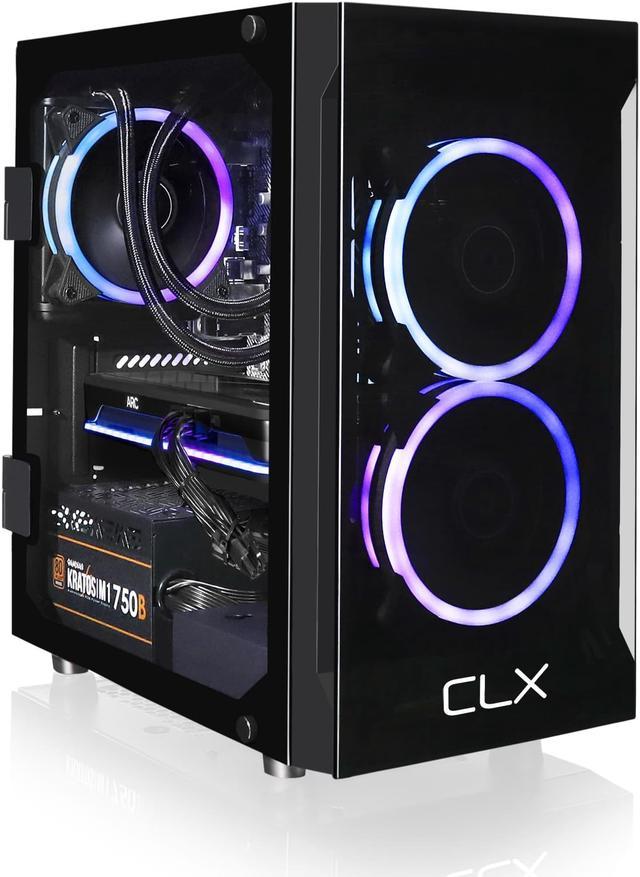 CLX SET Gaming Desktop - AMD Ryzen 7 5700X 3.4GHz 8-Core Processor, 16GB  DDR4 Memory, Intel Arc A770 8GB GDDR6 Graphics 1TB NVMe M.2 SSD, , WiFi,  Win 11 Home 64-bit 