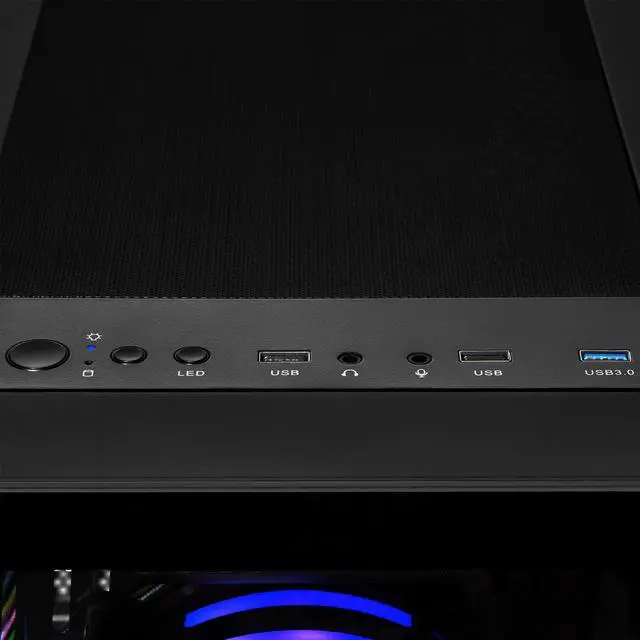 Alt view image 4 of 7 - CLX SET Gaming Desktop - Liquid Cooled AMD Ryzen 7 7700X 4.5GHz 8-Core Processor, 32GB DDR5 Memory, Radeon RX 7600 8GB GDDR6 Graphics, 1TB SSD, 4TB HDD, WiFi, Windows 11 Home 64-bit