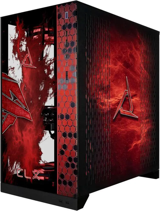 Alt view image 5 of 6 - CLX RA Gaming Desktop - Intel Core i9 13900KF 3GHz 24-Core Processor, 32GB DDR5 Memory, GeForce RTX 4090 24GB GDDR6X Graphics 1TB NVMe M.2 SSD, 4TB HDD, WiFi, Win 11 Home 64-bit