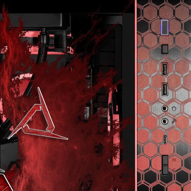 Alt view image 4 of 6 - CLX RA Gaming Desktop - Intel Core i9 13900KF 3GHz 24-Core Processor, 32GB DDR5 Memory, GeForce RTX 4090 24GB GDDR6X Graphics 1TB NVMe M.2 SSD, 4TB HDD, WiFi, Win 11 Home 64-bit