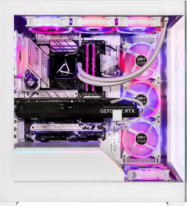 Alt view image 2 of 6 - CLX HORUS Gaming Desktop - Intel Core i9 14900KF 3.2GHz 24-Core Processor, 64GB DDR5 Memory, GeForce RTX 4090 24GB GDDR6X Graphics, 2TB NVMe M.2 SSD, 6TB HDD, WiFi, Win 11 Home 64-bit
