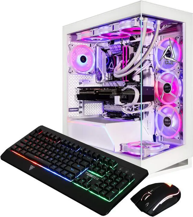 Alt view image 5 of 6 - CLX HORUS Gaming Desktop - Intel Core i9 14900KF 3.2GHz 24-Core Processor, 64GB DDR5 Memory, GeForce RTX 4090 24GB GDDR6X Graphics, 2TB NVMe M.2 SSD, 6TB HDD, WiFi, Win 11 Home 64-bit