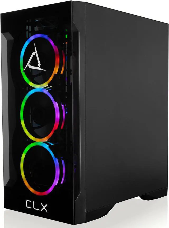 Alt view image 5 of 5 - CLX SET Gaming Desktop - AMD Ryzen 7 9800X3D 4.7GHz 8-Core Processor, 32GB DDR5 Memory, GeForce RTX 4070 12GB GDDR6X Graphics, 1TB NVMe M.2 SSD, WiFi, Win 11 Home 64-bit