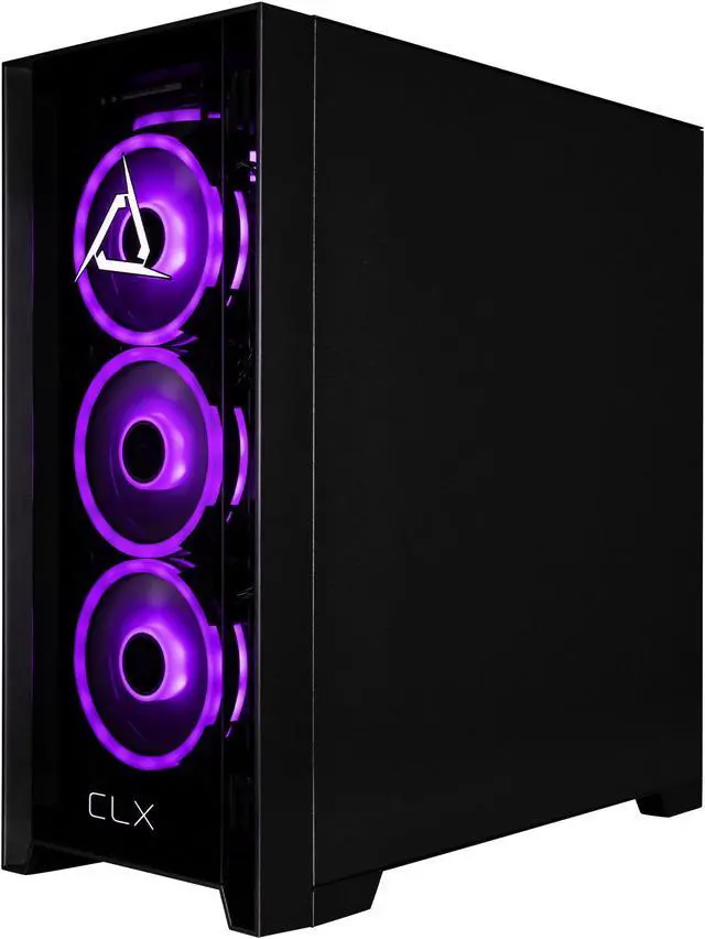 Alt view image 5 of 5 - CLX SET Gaming Desktop - AMD Ryzen 7 9800X3D 4.7GHz 8-Core Processor, 32GB DDR5 Memory, GeForce RTX 4070 SUPER 12GB GDDR6X Graphics, 1TB NVMe M.2 SSD, 4TB HDD, WiFi, Win 11 Home 64-bit