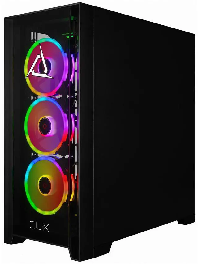 Alt view image 6 of 6 - CLX SET Gaming Desktop - Intel Core i9 14900KF 3.2GHz 24-Core Processor, 32GB DDR5 Memory, GeForce RTX 5080 16GB GDDR7 Graphics, 2TB NVMe M.2 SSD, WiFi, Win 11 Home 64-bit
